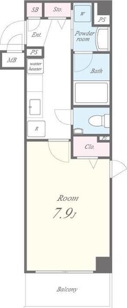 アネシスフナキの物件間取画像
